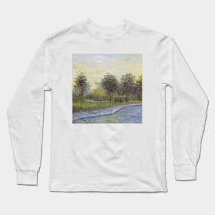 Vincent Van Gogh- Lane in Voyer d'Argenson Park at Asnieres Long Sleeve T-Shirt